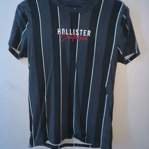 Blue Striped Hollister Tee